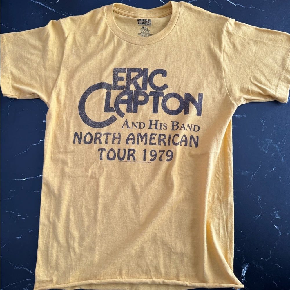 Eric Clapton Yellow Tour T-Shirt
